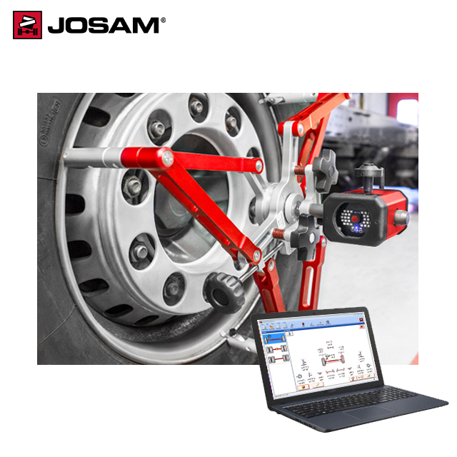 Josam cam aligner for truck wheel alignment